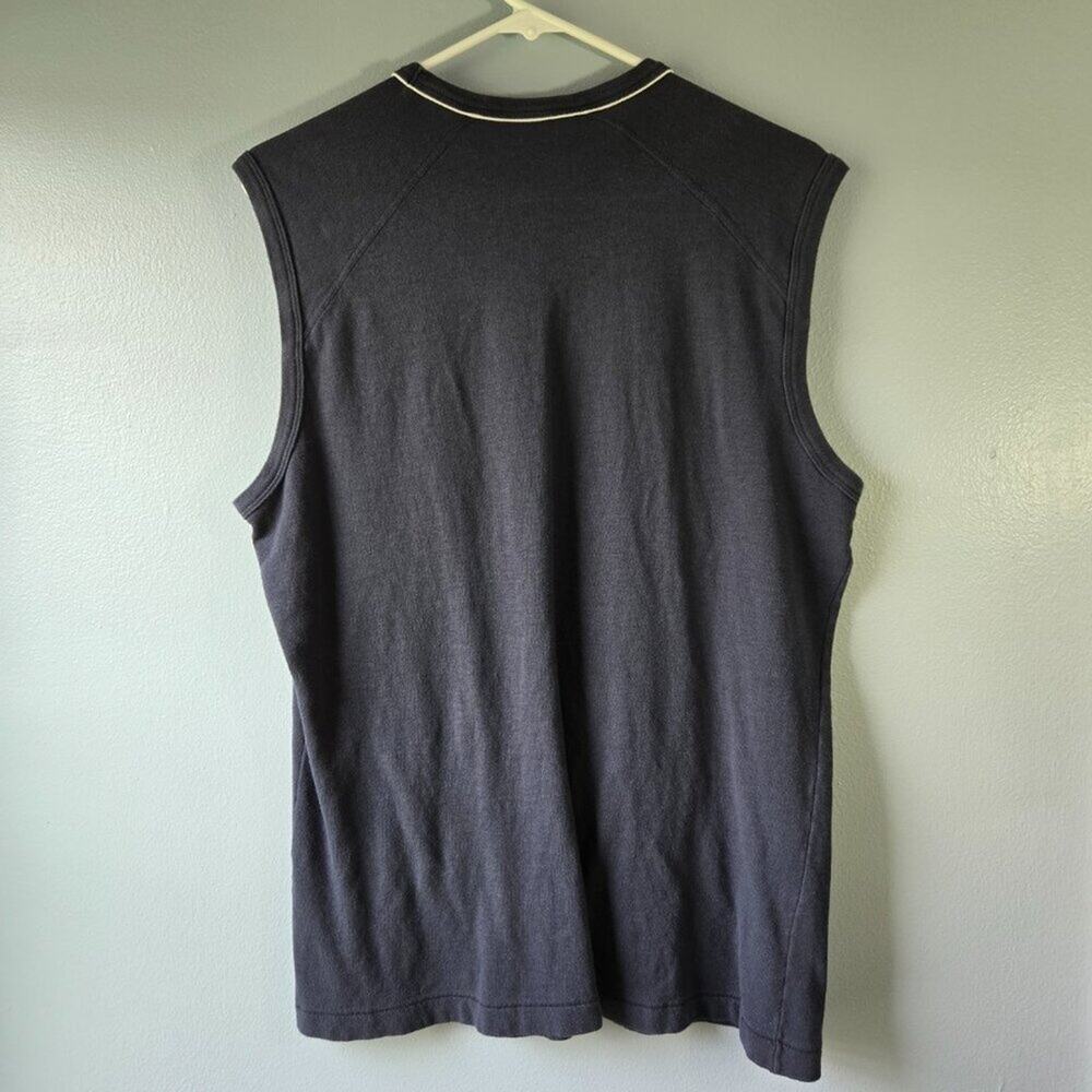 Men's GRIP by C-IN2 Sleeveless Stretchy Casual T-Shirt Blue Size Large - Picture 2 of 6